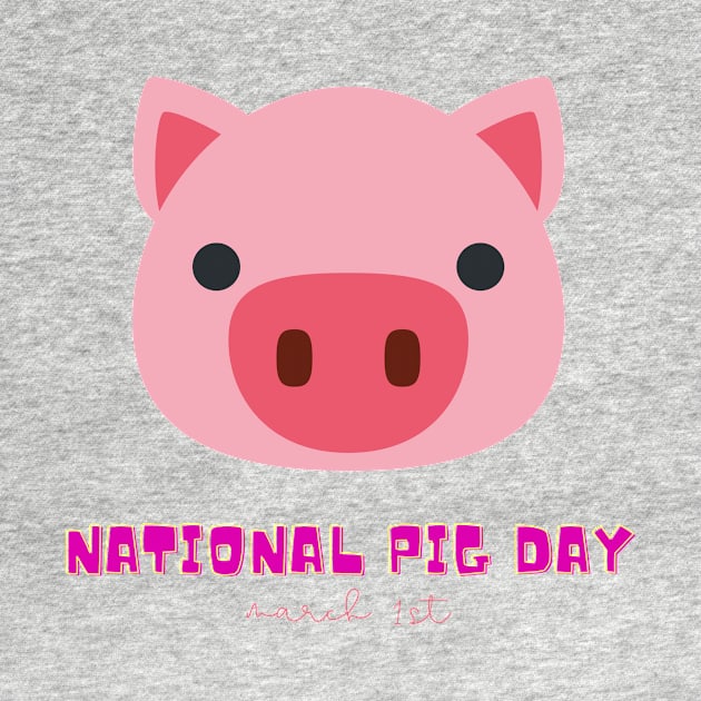 National Pig Day (March 1st) by nathalieaynie